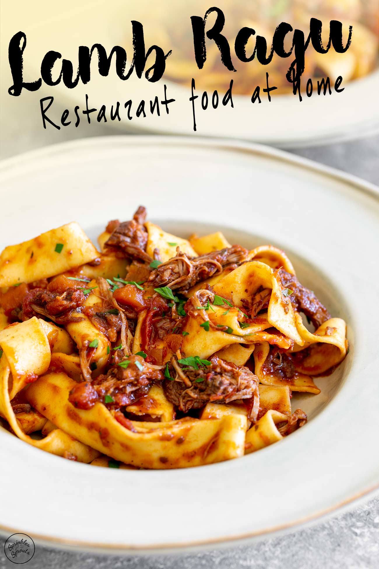 Amazing Lamb Ragu - Sprinkles and Sprouts