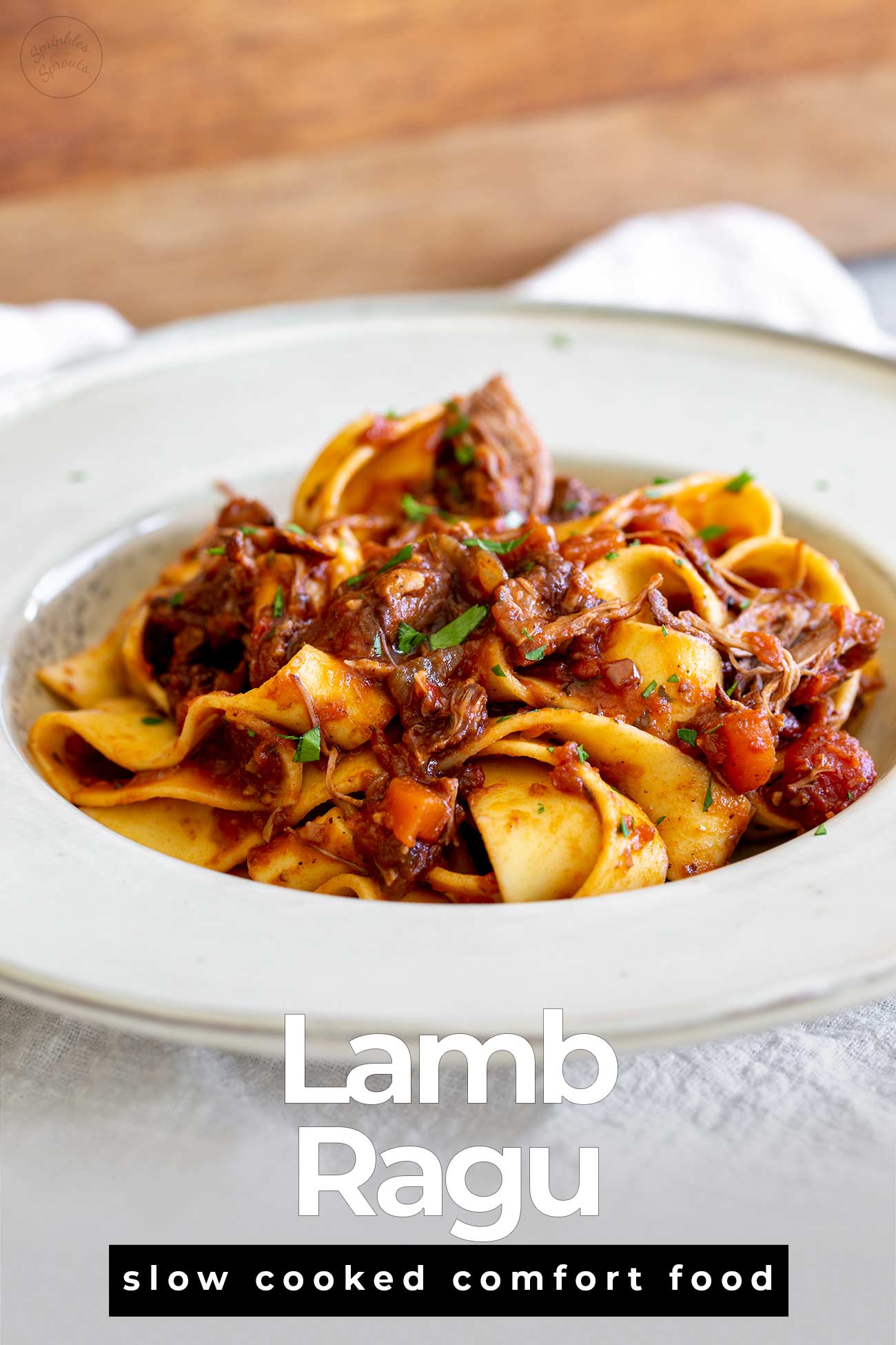 Amazing Lamb Ragu - Sprinkles and Sprouts