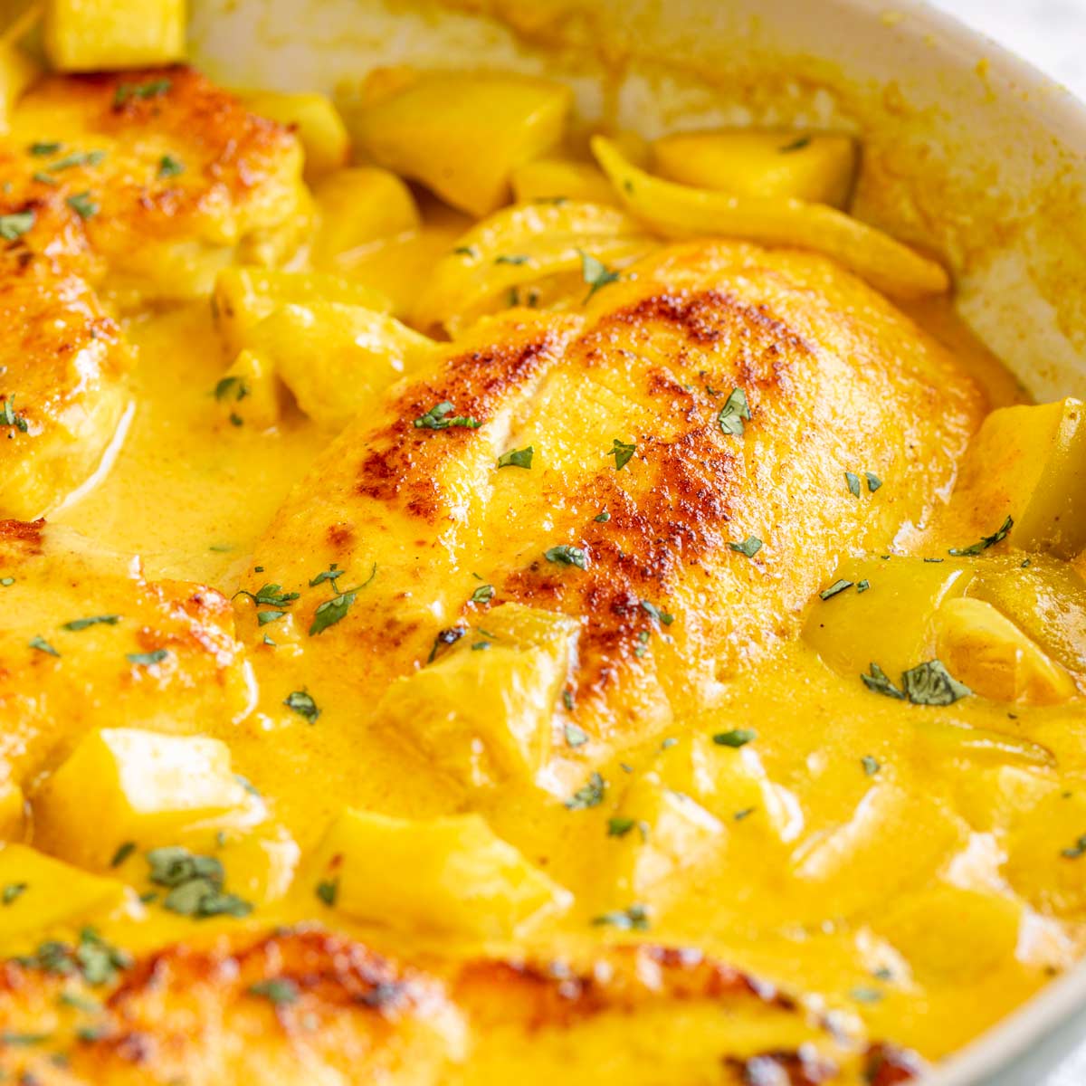 Curried Chicken Breasts