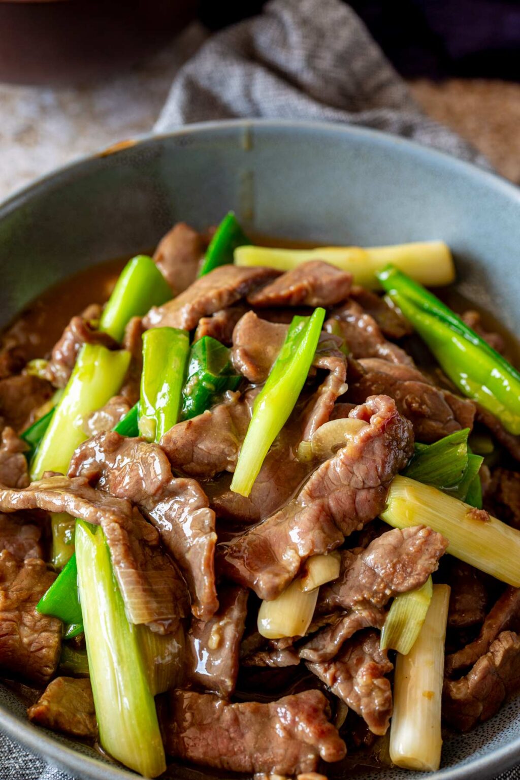 Beef with Ginger and Spring Onions - Sprinkles and Sprouts